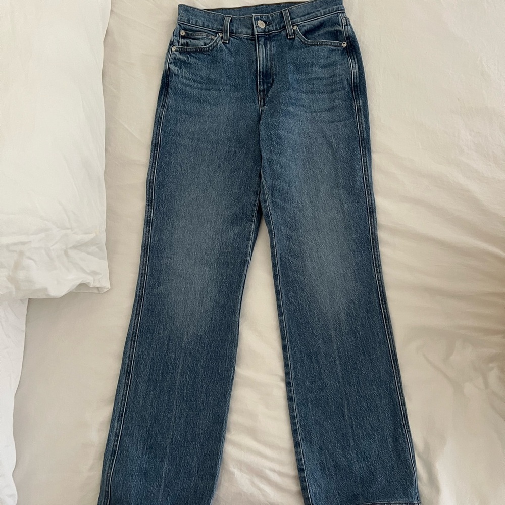 AYR Dark Blue Straight Leg Women's Jeans